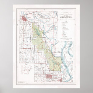 Alte St. Francis National Forest Map (1970)  Poster