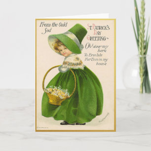 Alte St. Patrick's Day Karte