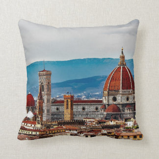 Alte Stadt Florenz, Italien-Skyline Kissen