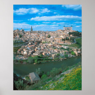 Alte Stadt Toledo, Spanien. Poster