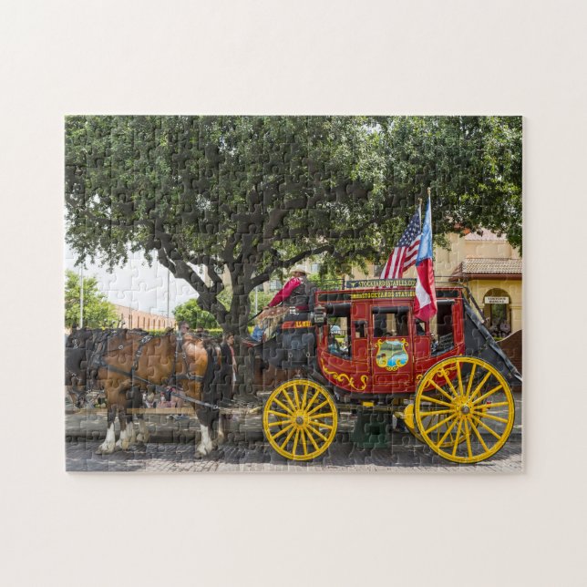 Alte Stagecoach Texas. (Horizontal)