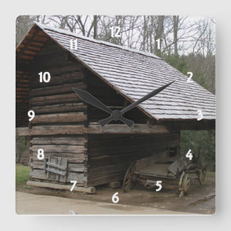 Alte Stagecoach-Uhr Quadratische Wanduhr