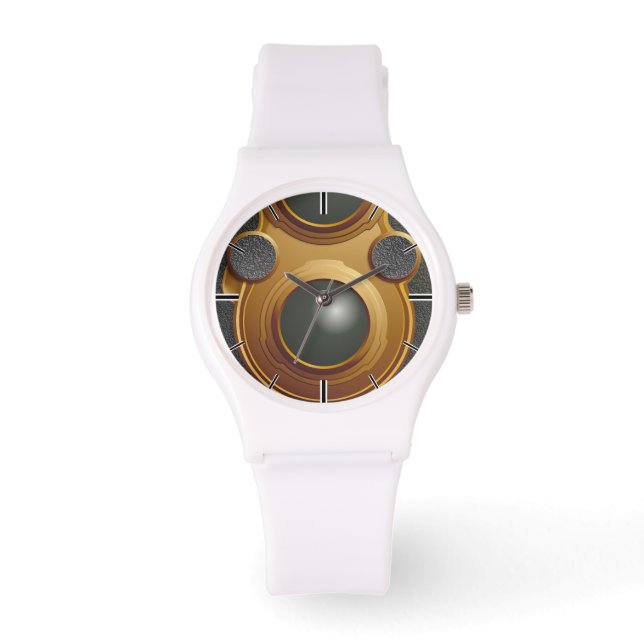 Alte Steampunk-Kamera Armbanduhr (Vorderseite)