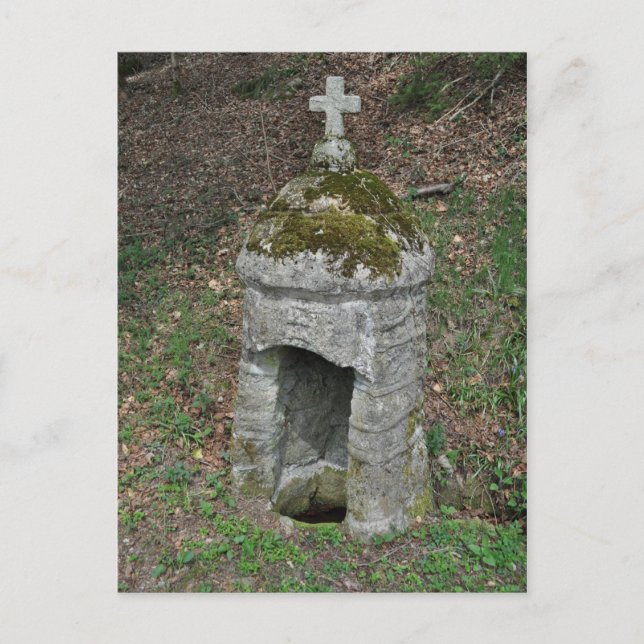 Alte Steinfontaine Postkarte (Vorderseite)