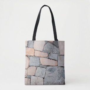 Alte Steinmauer eines antiken Schlosses. abstrakt, Tasche