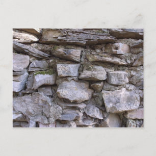 Alte Steinmauer Postkarte