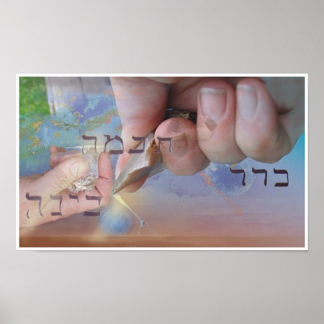 Alte Steinwerkzeuge Poster (Vorne)