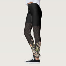 Alte Stickerei-Leggings