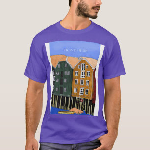 Alte Storehouses Trondheim Norwegen 1 T-Shirt