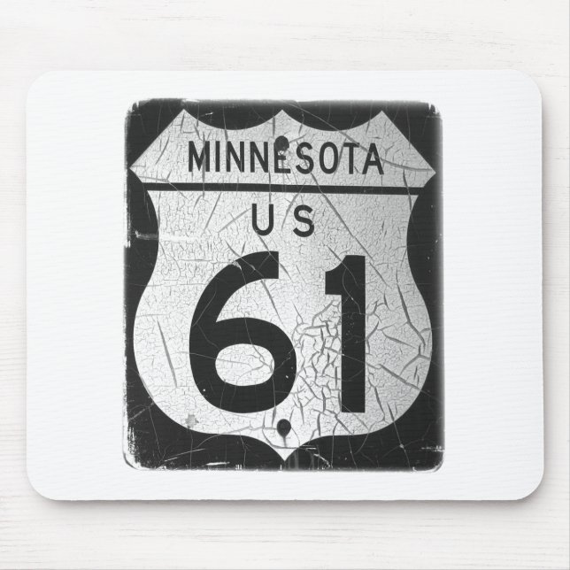 Alte Straße 61 Zeichen Mousepad (Vorne)
