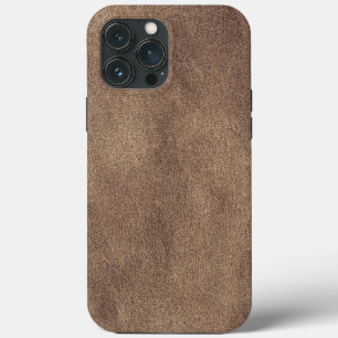 Alte strukturierte Cognac-Ledertextur Case-Mate iPhone Hülle