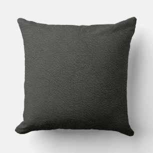Alte strukturierte Cognac-Ledertextur Kissen