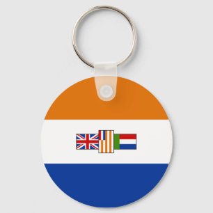 Alte südafrikanische Flagge Schlüsselanhänger