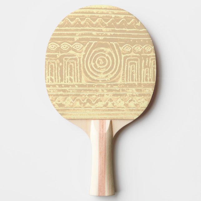 Alte Sumerische Mesopotamian-Muster Tischtennis Schläger (Vorderseite)