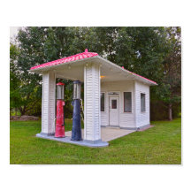 Alte Tankstelle in Red Oak II, Missouri