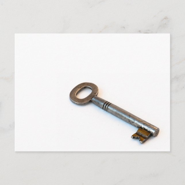 Alte Taste Postkarte (Vorderseite)