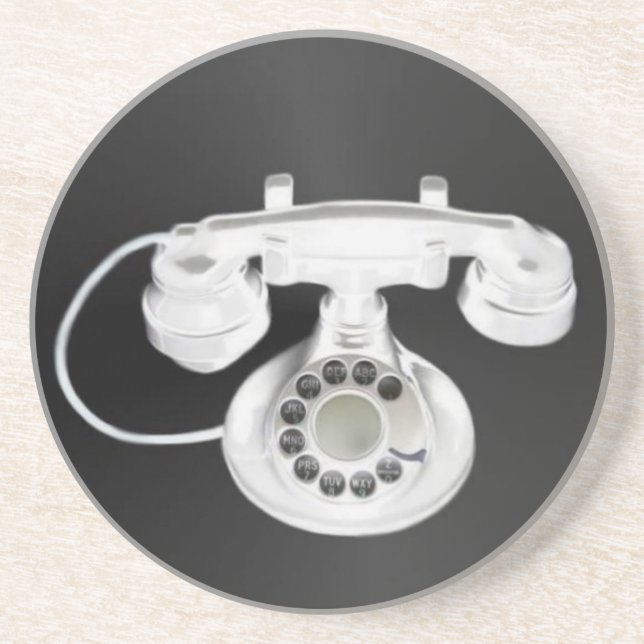 Alte Telefonablage Untersetzer (Vorne)