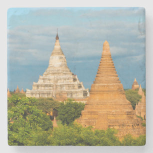 Alte Tempel und Pagoden Bagan Steinuntersetzer