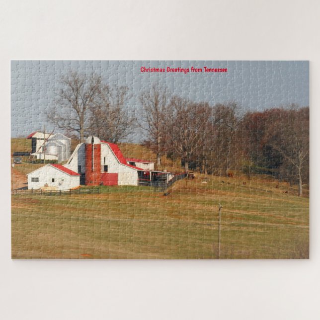 Alte Tennessee-Barnen. Jigsaw Puzzle (Horizontal)