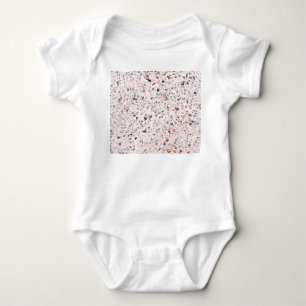 Alte Terrazzo Textur, hemmen Muster. Baby Strampler