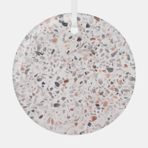 Alte Terrazzo Textur, hemmen Muster. Ornament Aus Glas