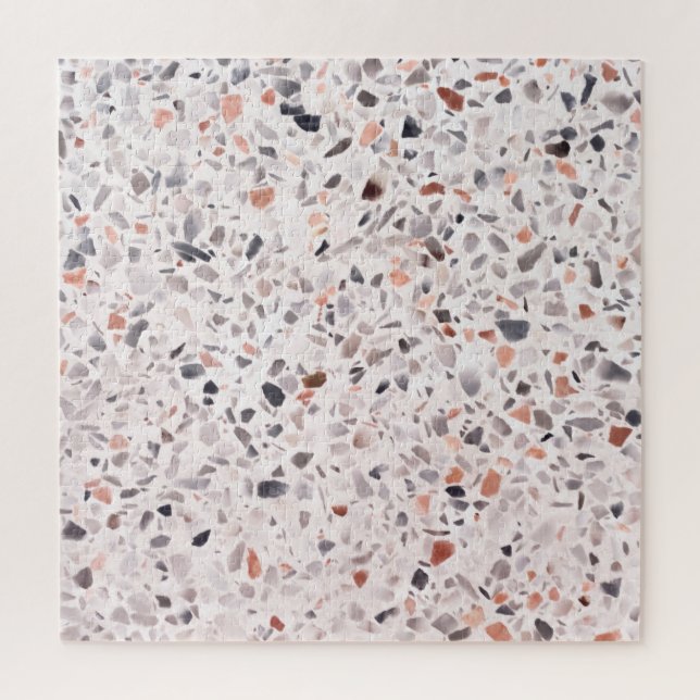 Alte Terrazzo-Textur, Korbmuster. (Vertikal)