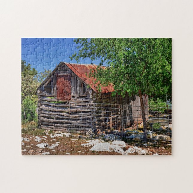 Alte Texas-Scheune. (Horizontal)