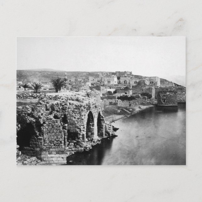 Alte Tiberien am Meer von Galiläa Postkarte (Vorderseite)