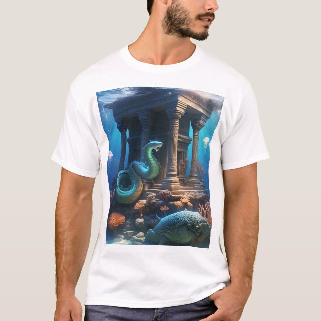 🌊 | Alte Tiefen Erwachen 🐚 ✨ T-Shirt (Vorderseite)