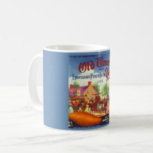 Alte Timer Yams Label Kaffee Tasse