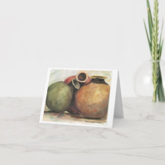 Alte Tonwaren Notecard Karte