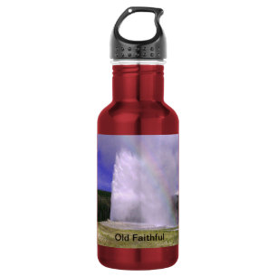 Alte Treue im Yellowstone Nationalpark Edelstahlflasche