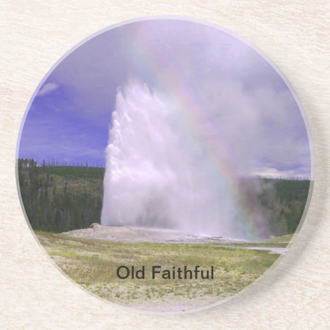 Alte Treue im Yellowstone Nationalpark Getränkeuntersetzer (Vorne)