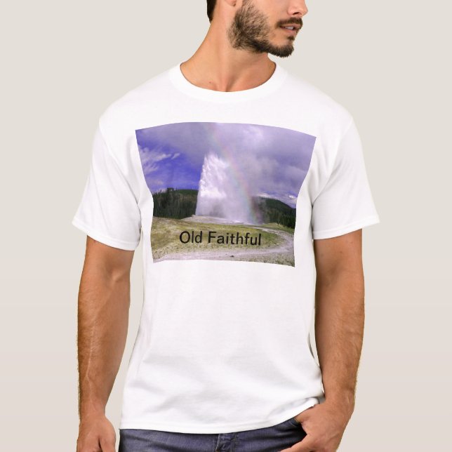 Alte Treue im Yellowstone Nationalpark T-Shirt (Vorderseite)