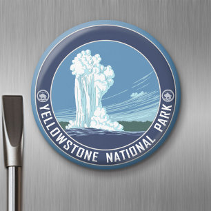 Alte Treue - Yellowstone Nationalpark Magnet