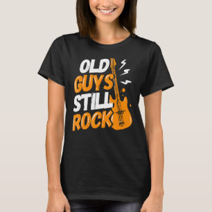 Alte Typ noch Rock Gitarrist Electric Gitarre spie T-Shirt