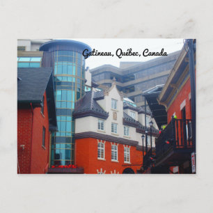 Alte und neue Gebäude in der Innenstadt von Vieux Postkarte