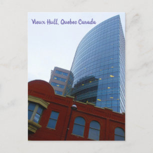 Alte und neue Gebäude in der Innenstadt von Vieux Postkarte