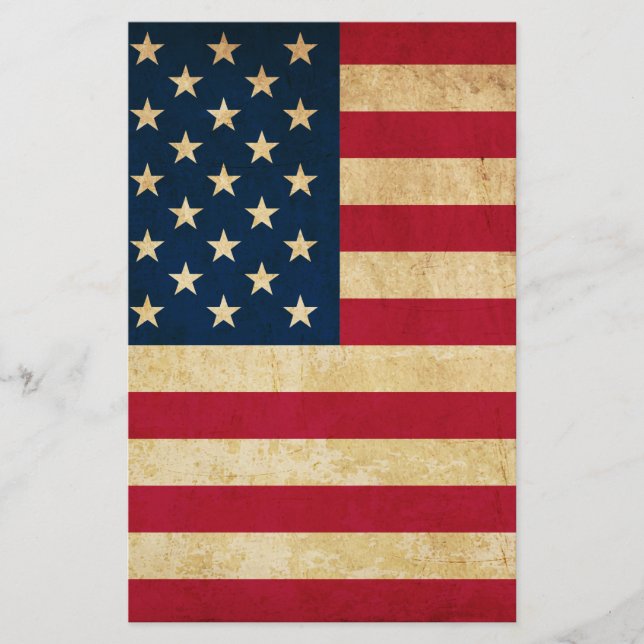 Alte USA-Flagge Flyer (Vorne)