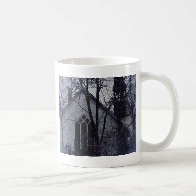 Alte verlassene Kirche Kaffeetasse (Rechts)