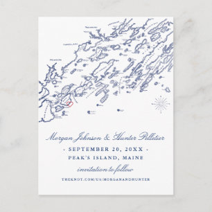 ALTE VERSION Save the Date Postkarte