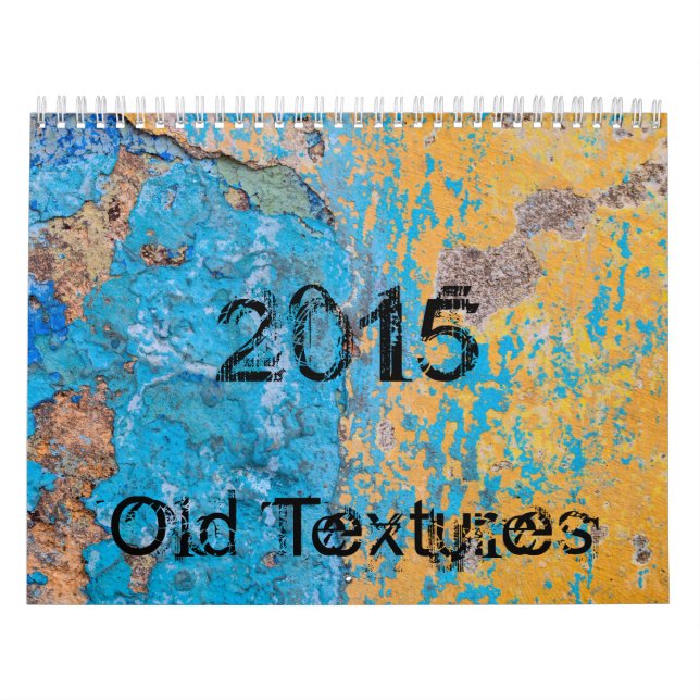 Alte verwitterte Oberfläche Kalender (Titelbild)