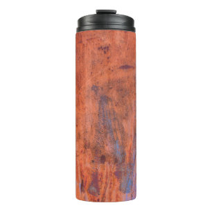 Alte verwitterte rostige Textur abstrakt, altert, Thermosbecher