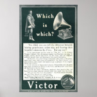 Alte Victor-Werbung von 1908