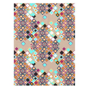 Alte Viertel (spanische Fliesen-) Tischdecke durch