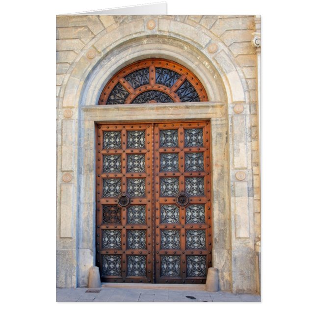 Alte Viertelbarcelona-Tür - löschen Sie innere (Vorne)