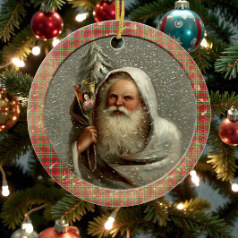 Alte viktorianische rustikale Familie Personalisie Keramik Ornament