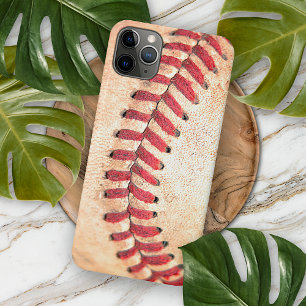 Alte Vintage-Baseball mit roter Stickerei iPhone 16 Pro Max Hülle