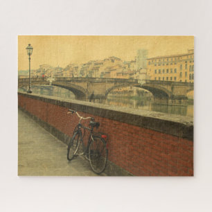 Alte Vintage-Brücke in Florenz, Italien