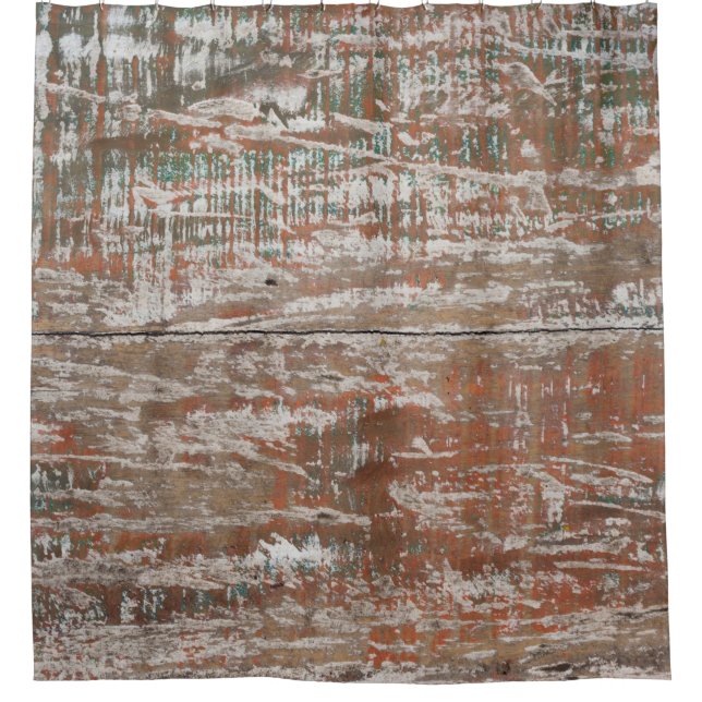 Alte Vintage Holzstruktur Hintergrund-Abstract, Zu Duschvorhang (Vorderseite)